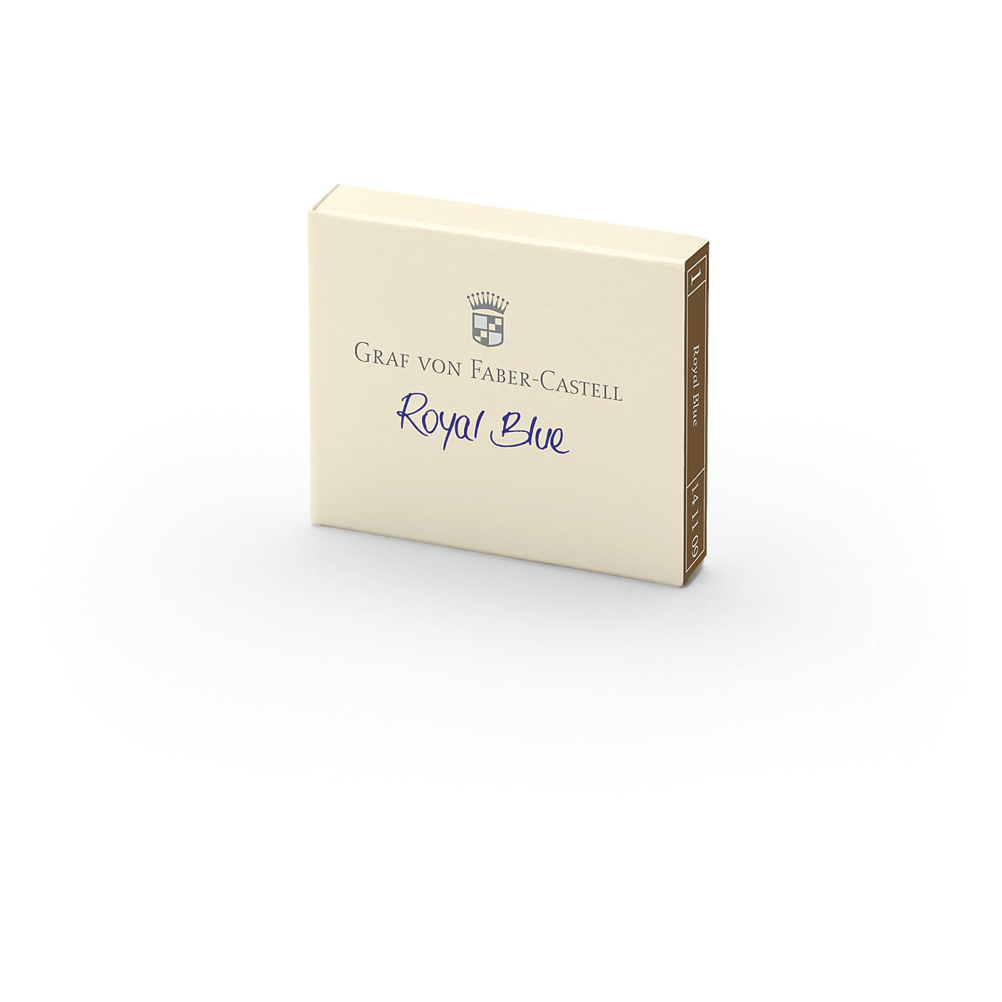 Case of 6 ink cartridges. Royal Blue. Graf Von Faber-Castell