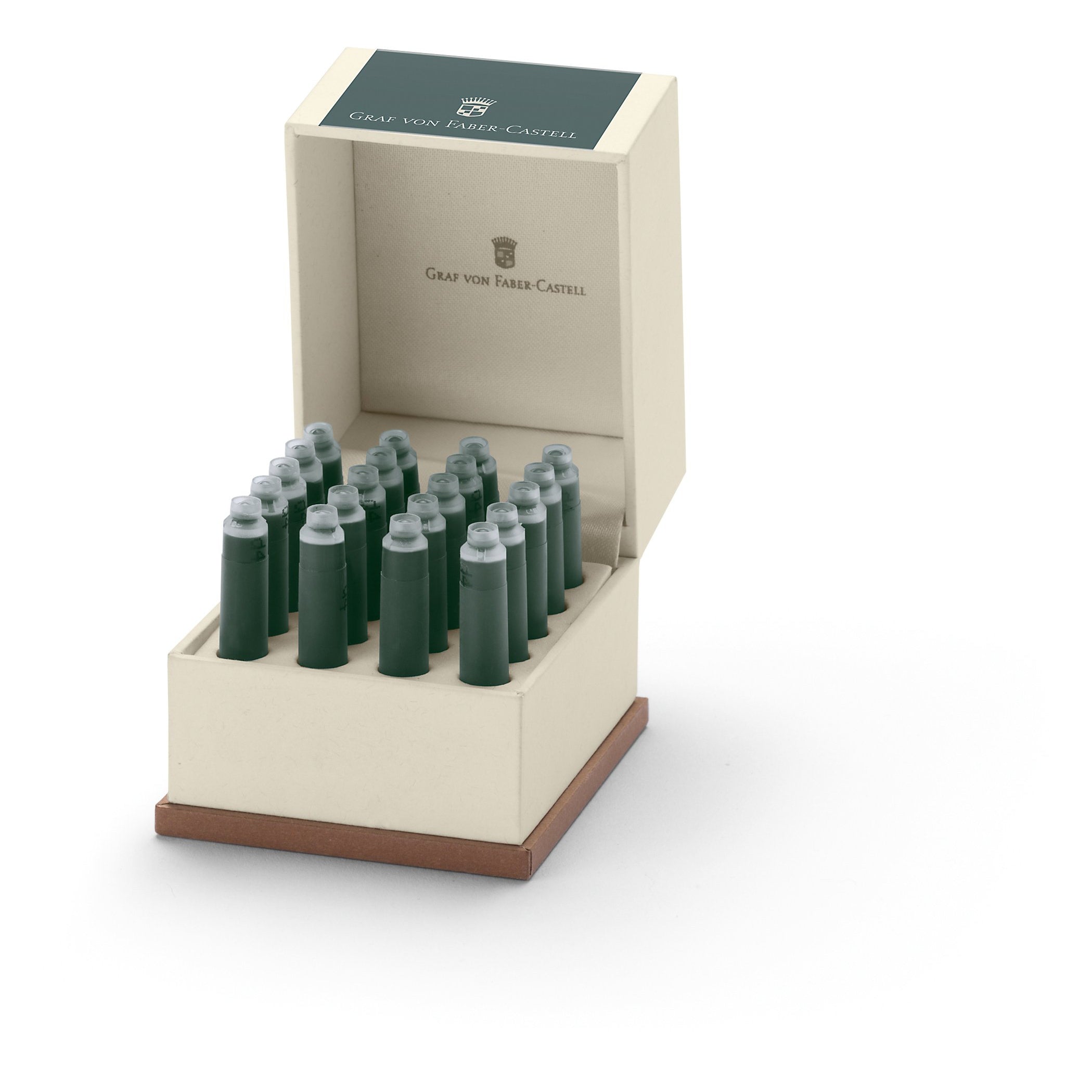 20-cartridge ink set. Ocean Green. Graf Von Faber-Castell