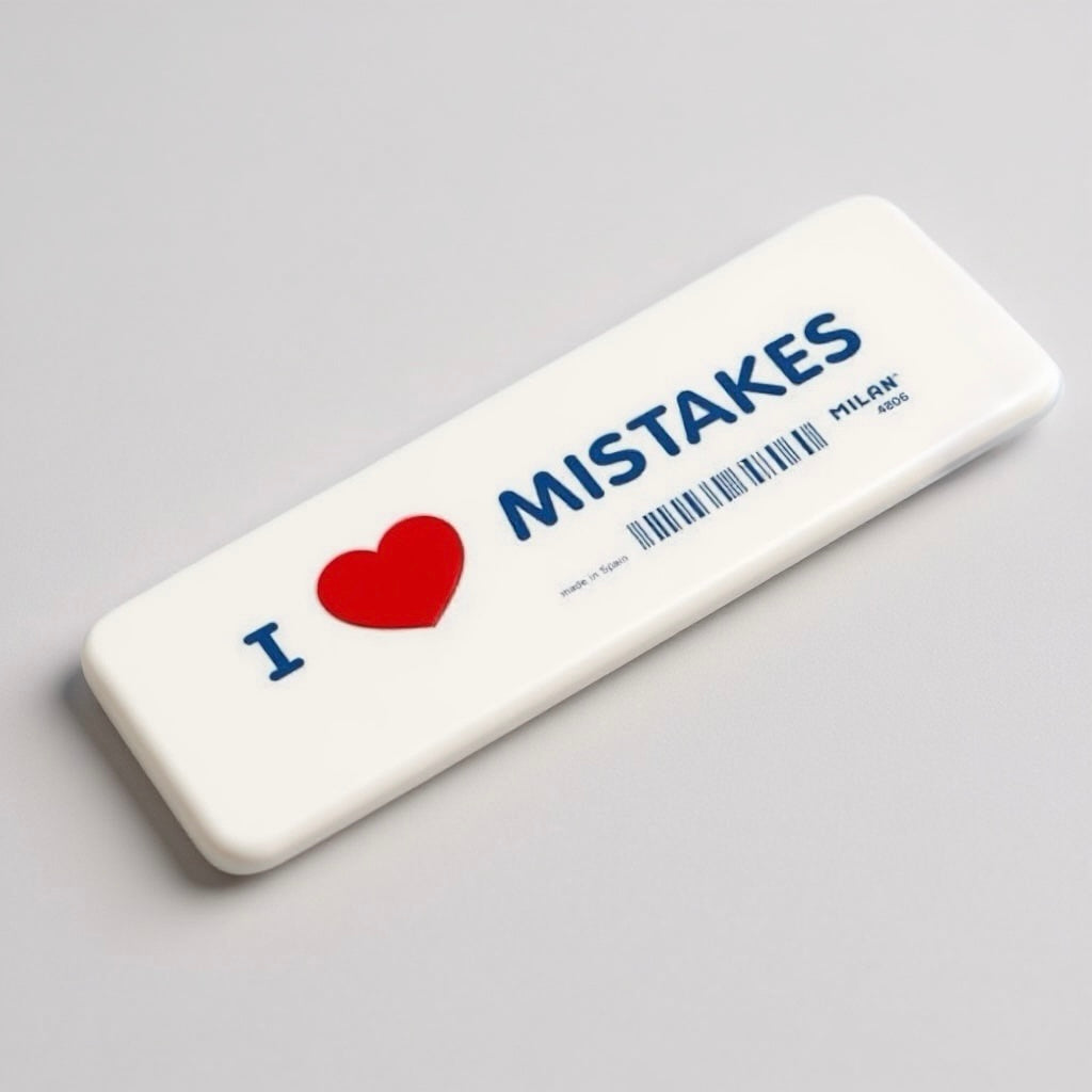 Goma de borrar I LOVE MISTAKES 4806. Milan