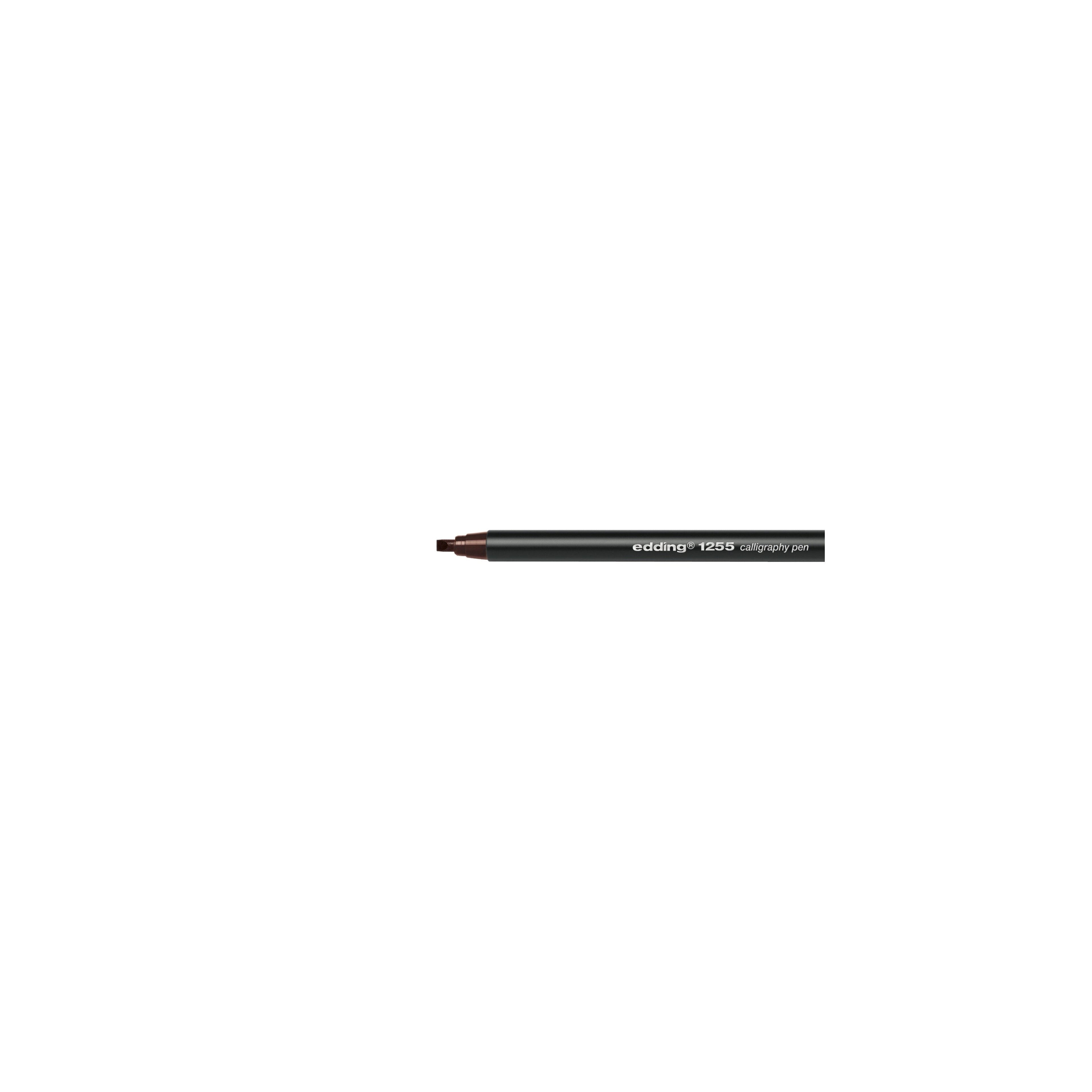 Edding 1255 Calligraphy 3-marker set, brown.