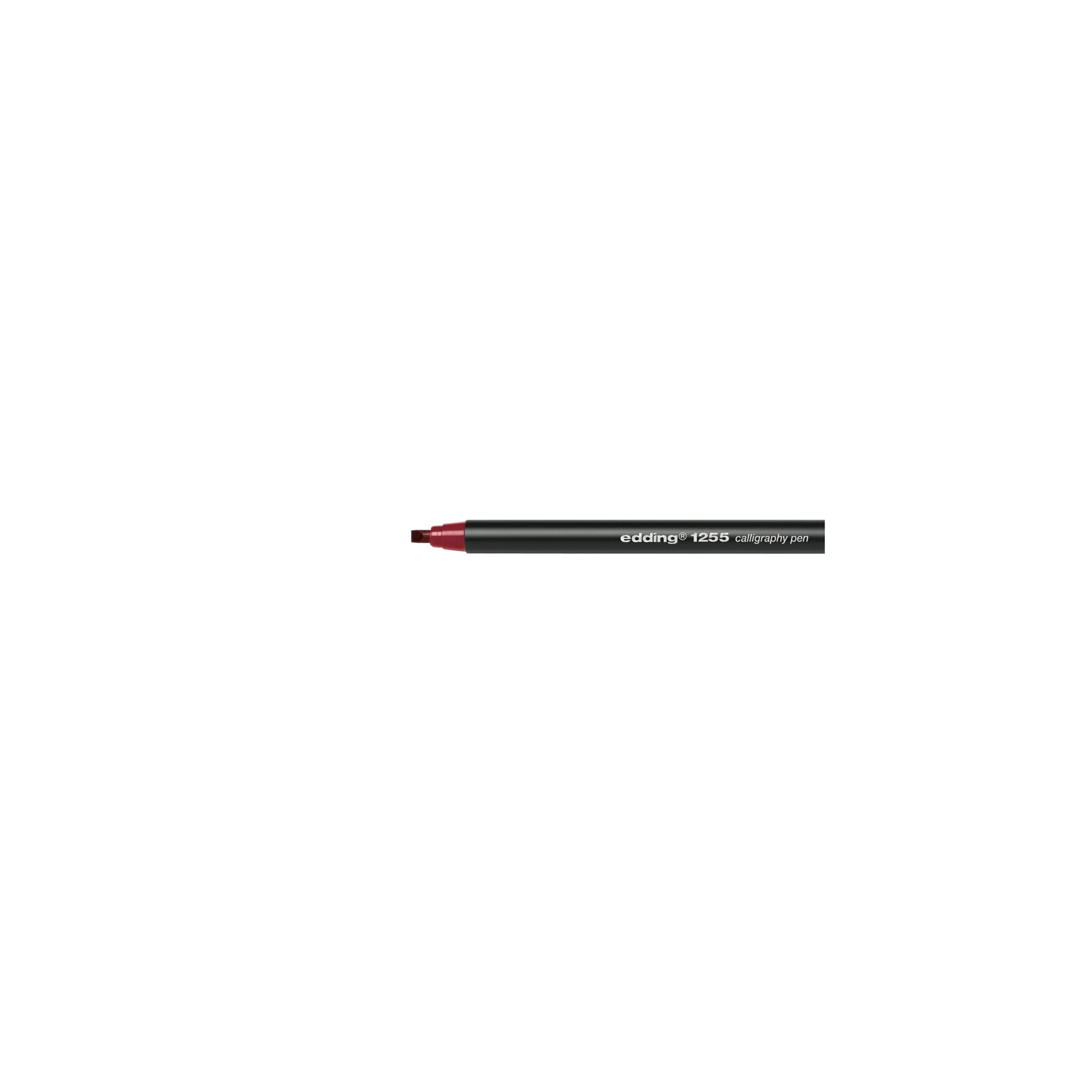 Case of 3 red markers 1255 Calligraphy